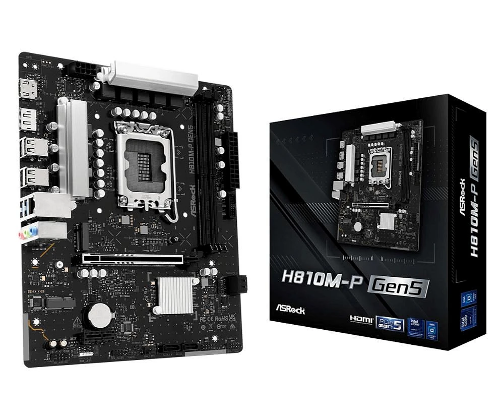 Материнская плата ASRock H810M-P Gen5