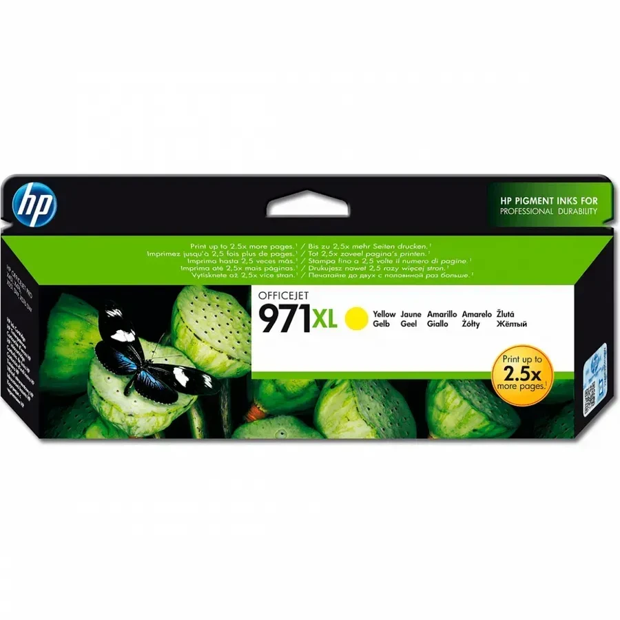 Картридж струйный HP 971XL CN628AE желтый — 2