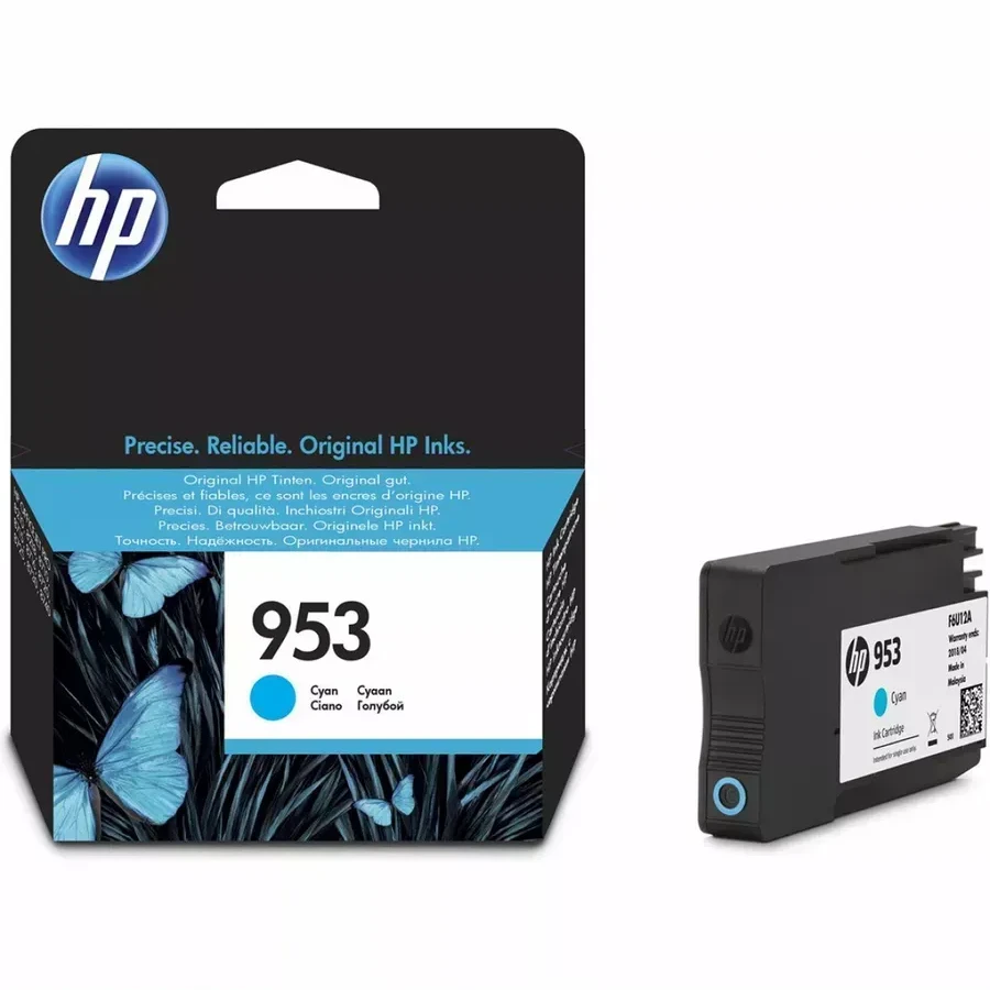 Картридж струйный HP F6U12AE 953 голубой
