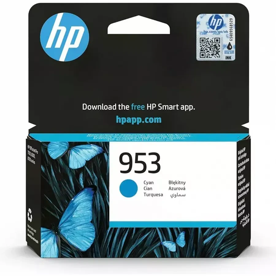 Картридж струйный HP F6U12AE 953 голубой — 4