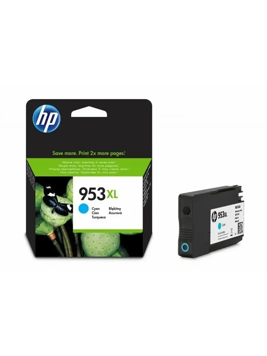 Картридж HP 953XL Cyan High Yield для HP OfficeJet Pro 7700, 8200, 8700