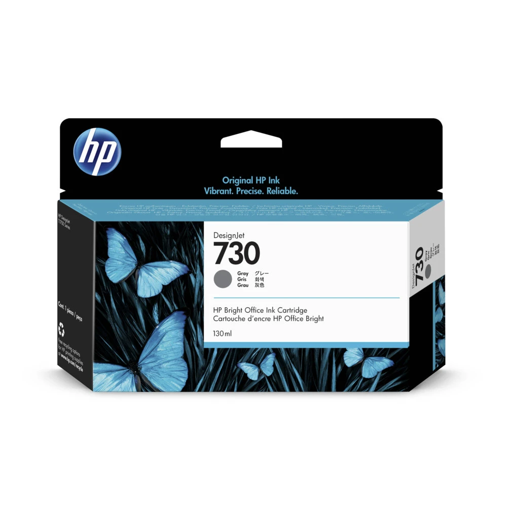 Картридж струйный HP P2V66A 730 серый, 130 ml — 2