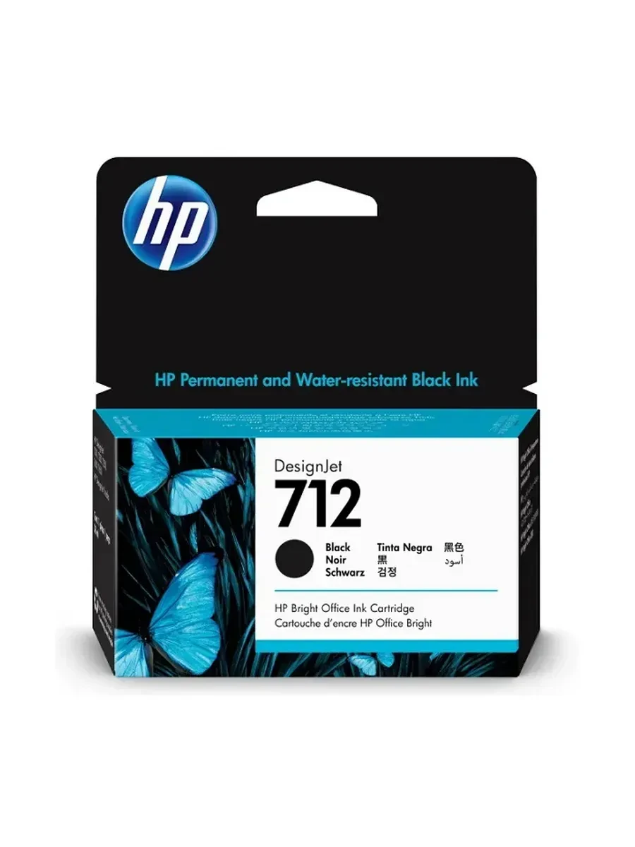 Картридж струйный HP 712 черный, 80 ml