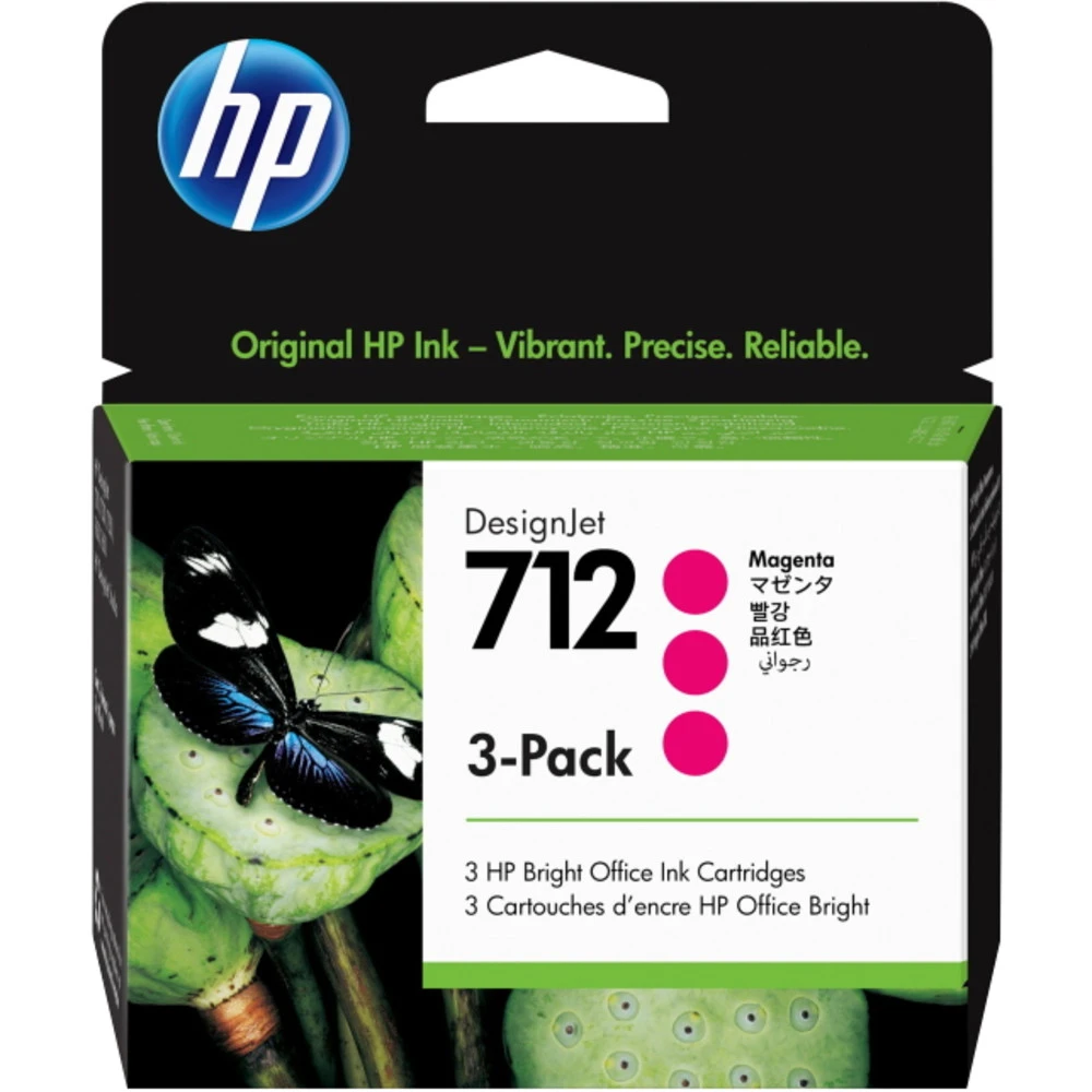 Картриджи струйные HP 712 пурпурные, 3 шт, 29 ml — 3