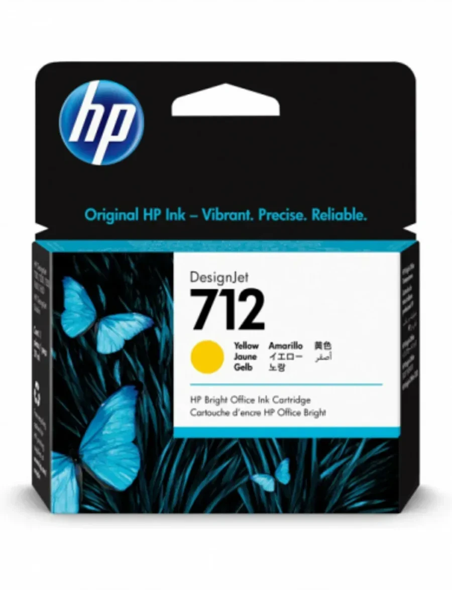 Картридж HP DesignJet 712, жёлтый, 29 мл