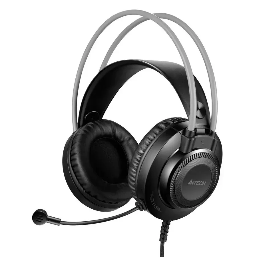 Наушники A4tech Fstyler FH200U, Grey, USB