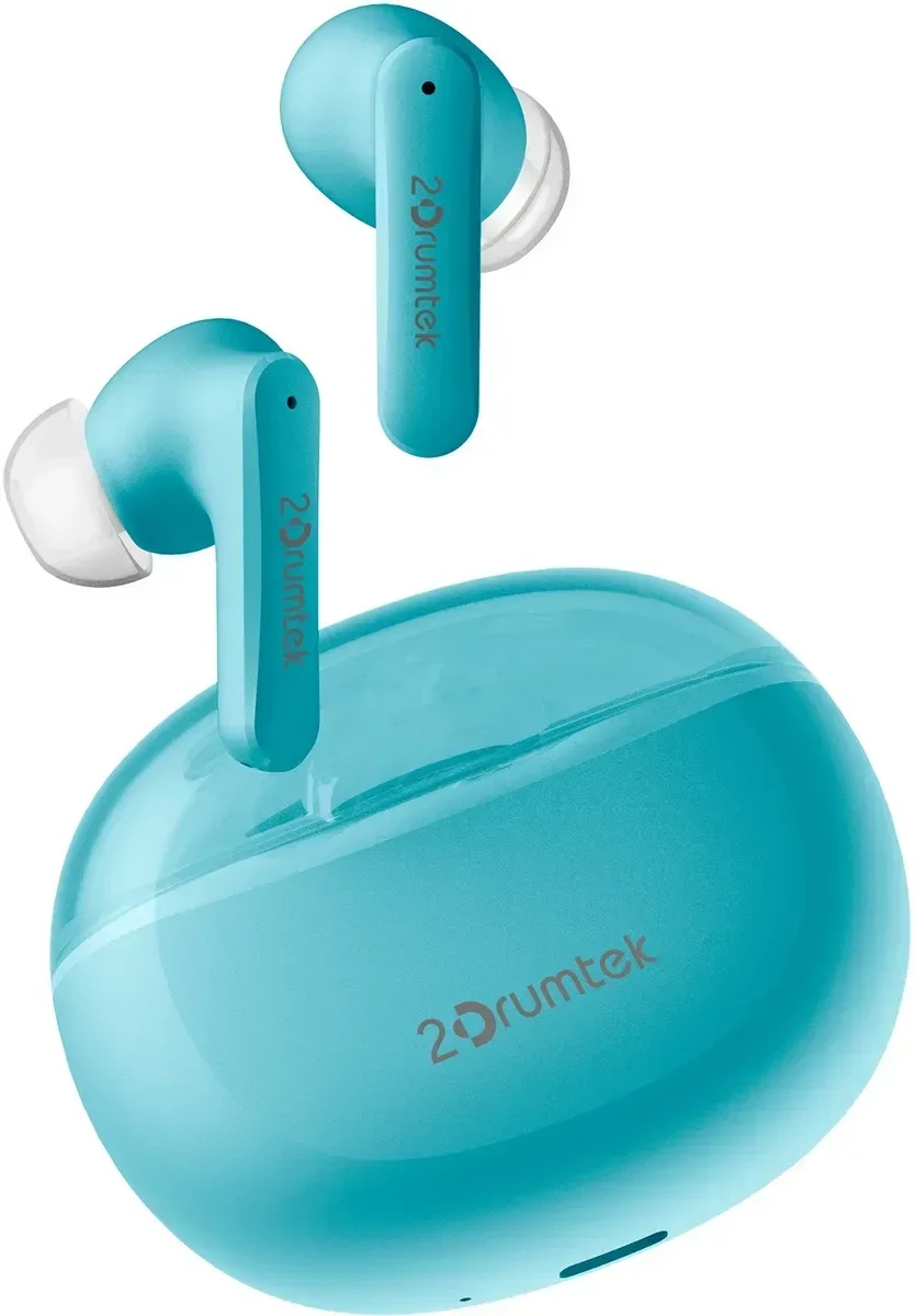 Наушники TWS A4tech 2Drumtek B25, Icy Blue, BT 5.2 — 4