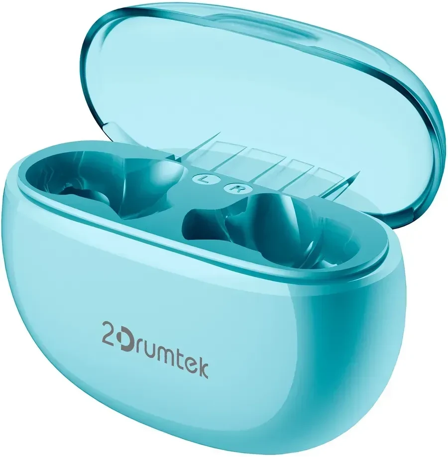 Наушники TWS A4tech 2Drumtek B25, Icy Blue, BT 5.2 — 5