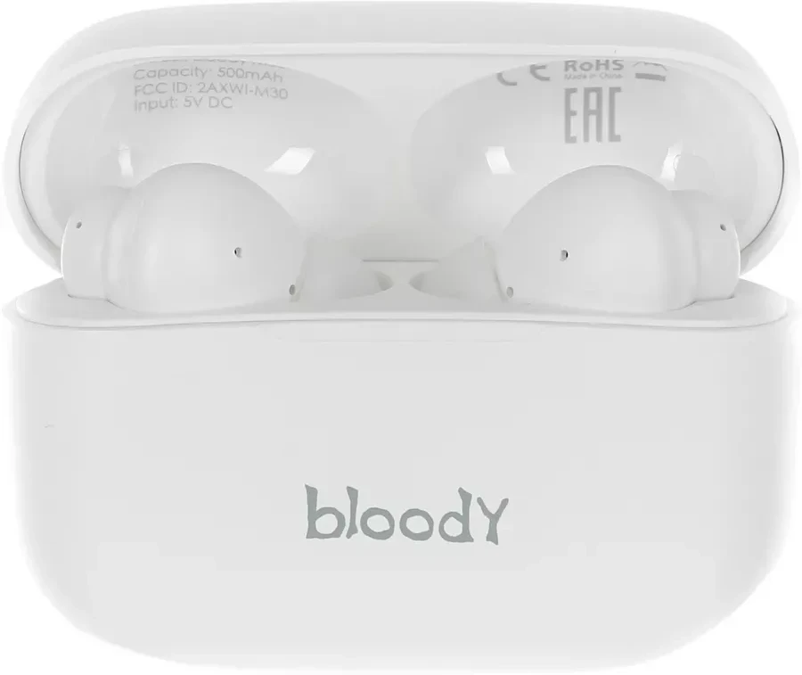Наушники TWS Bloody M30, White, BT 5.0