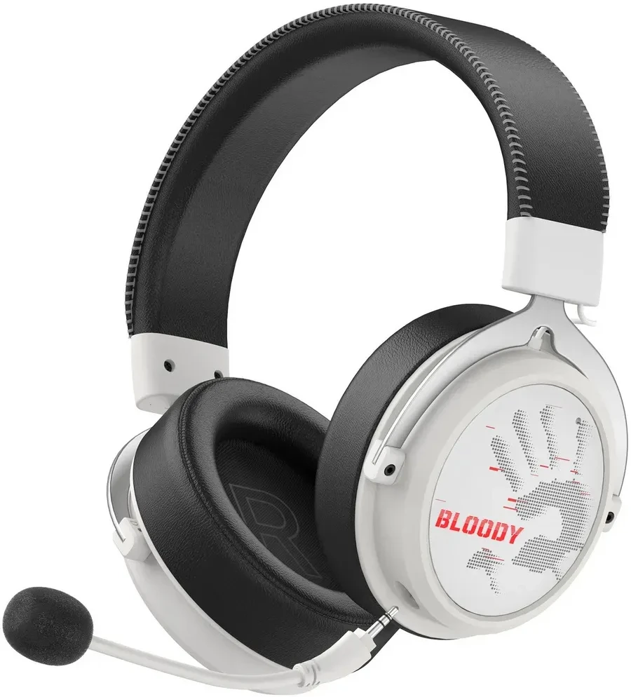 Беспроводные наушники Bloody MR590, White, BT+2.4G