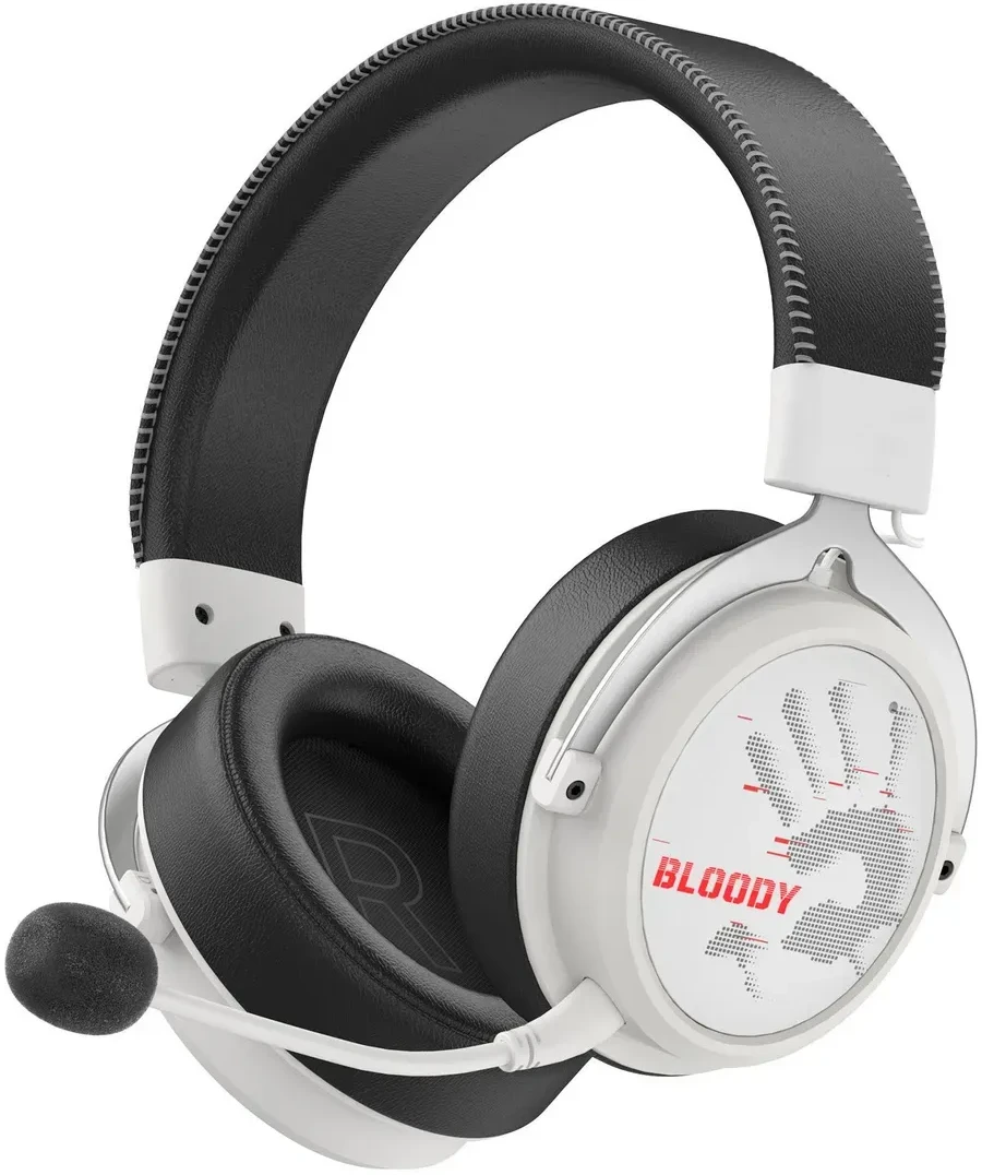 Беспроводные наушники Bloody MR590, White, BT+2.4G — 2