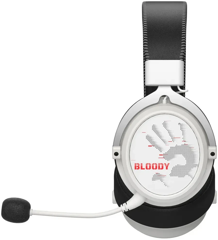 Беспроводные наушники Bloody MR590, White, BT+2.4G — 3