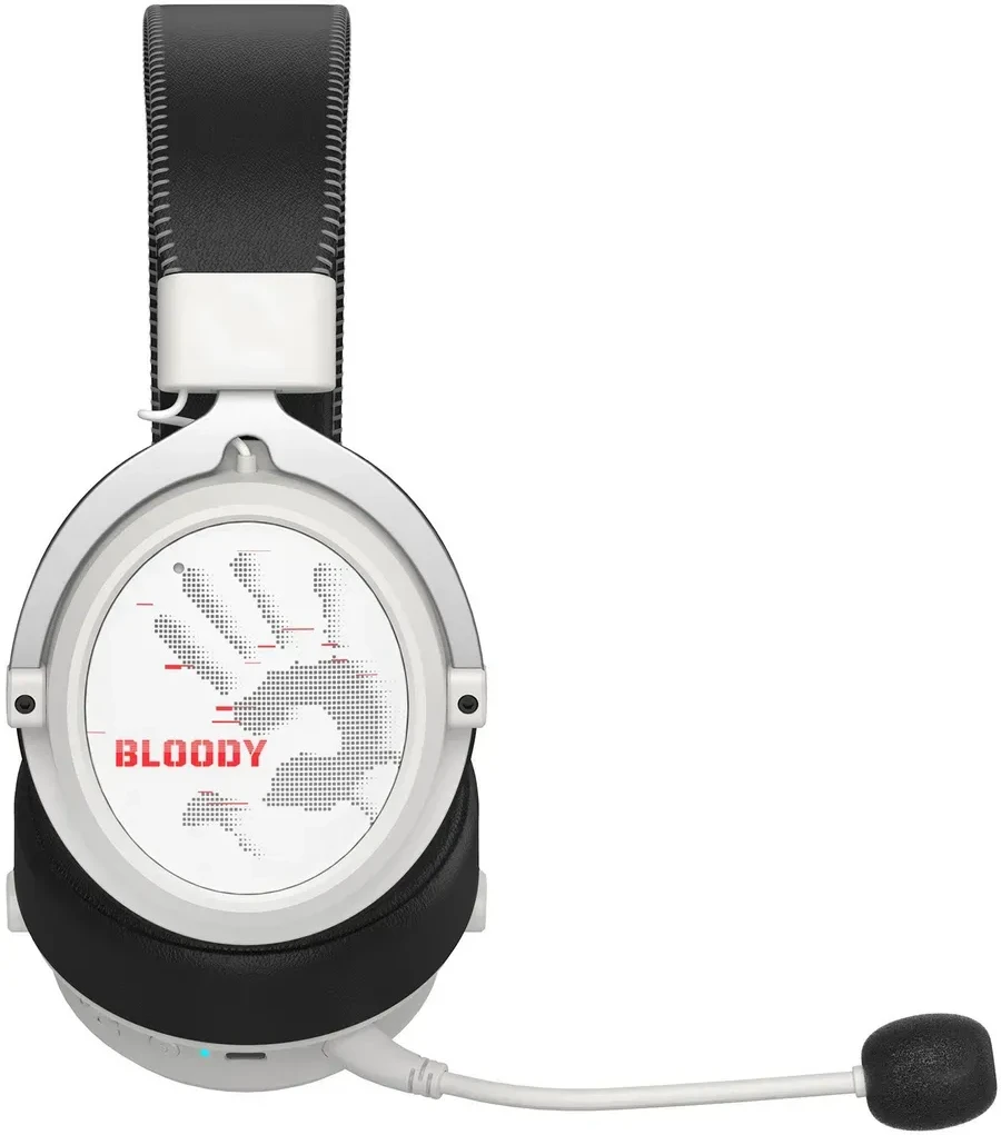 Беспроводные наушники Bloody MR590, White, BT+2.4G — 4