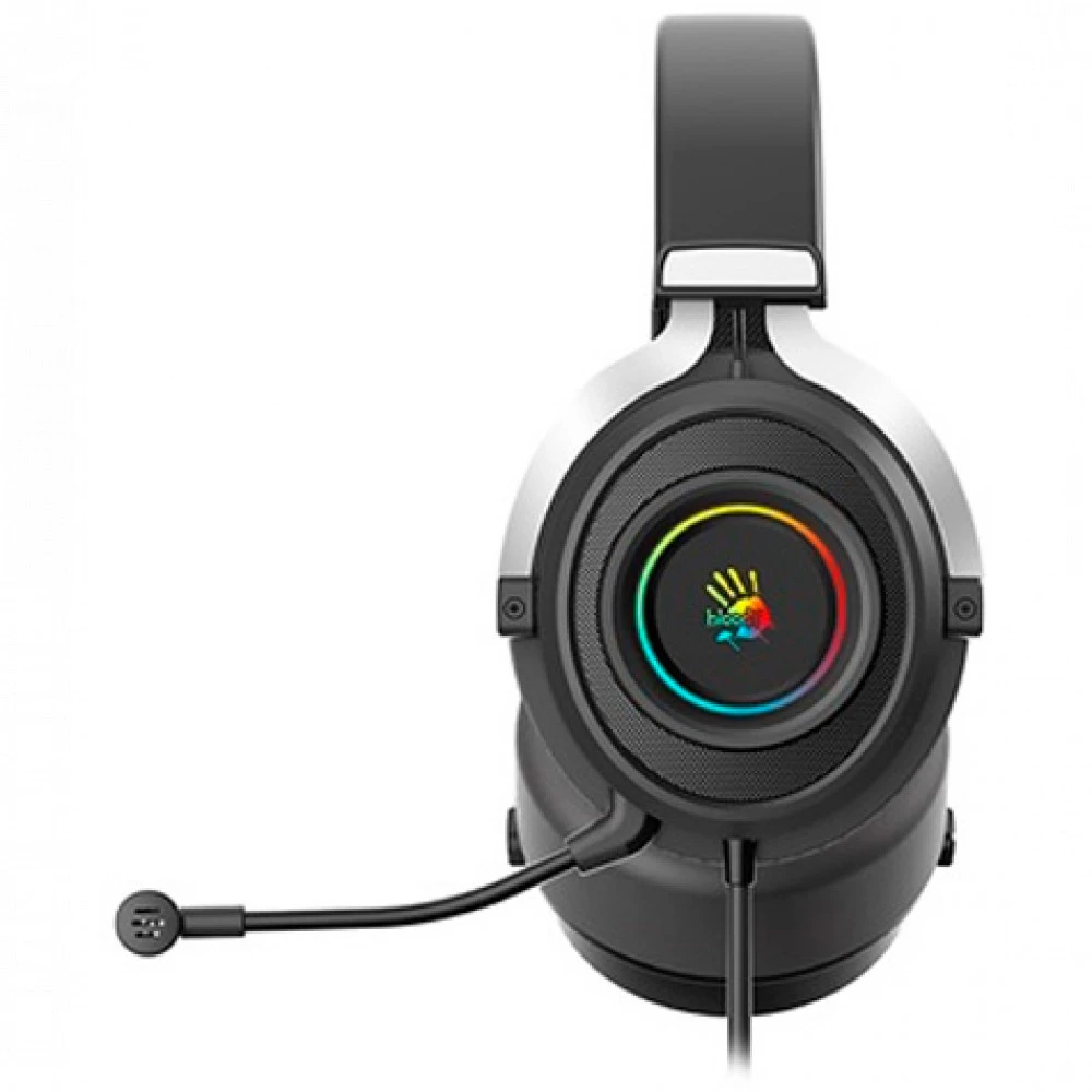 Игровые наушники Bloody G535, Black+Silver, USB — 3
