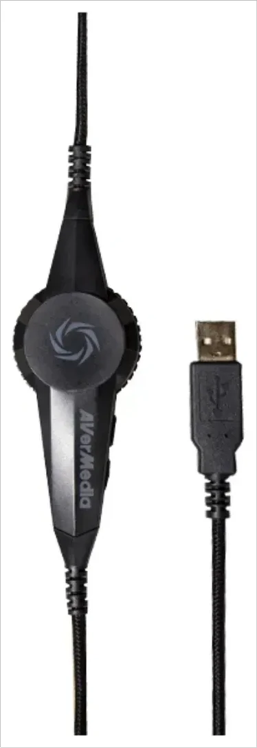 Игровые наушники AverMedia SonicWave 7.1 GH337, Black — 2