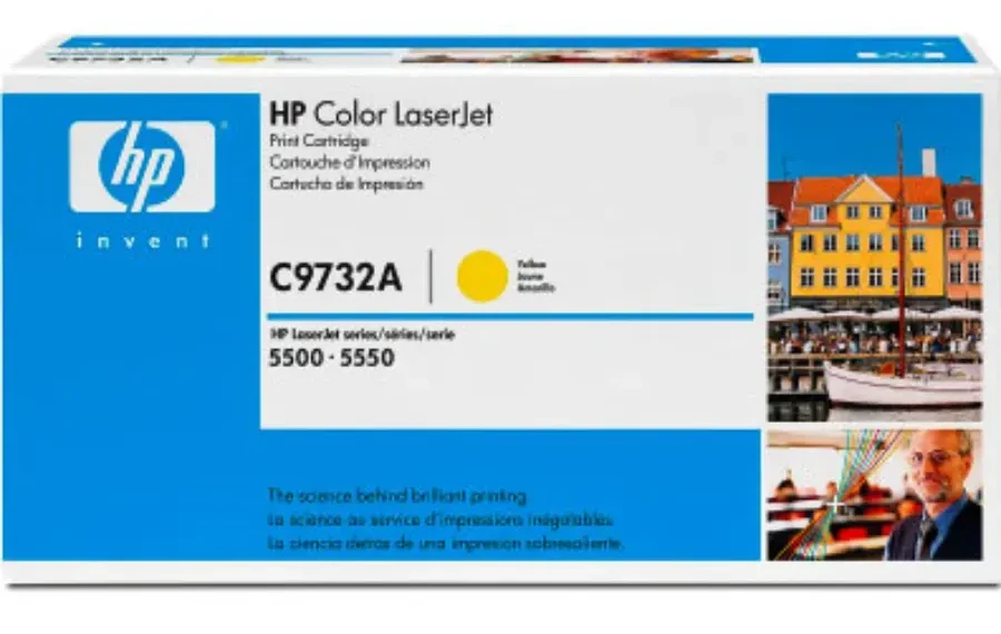 Картридж HP Color LaserJet 5500 желтый 12000 стр