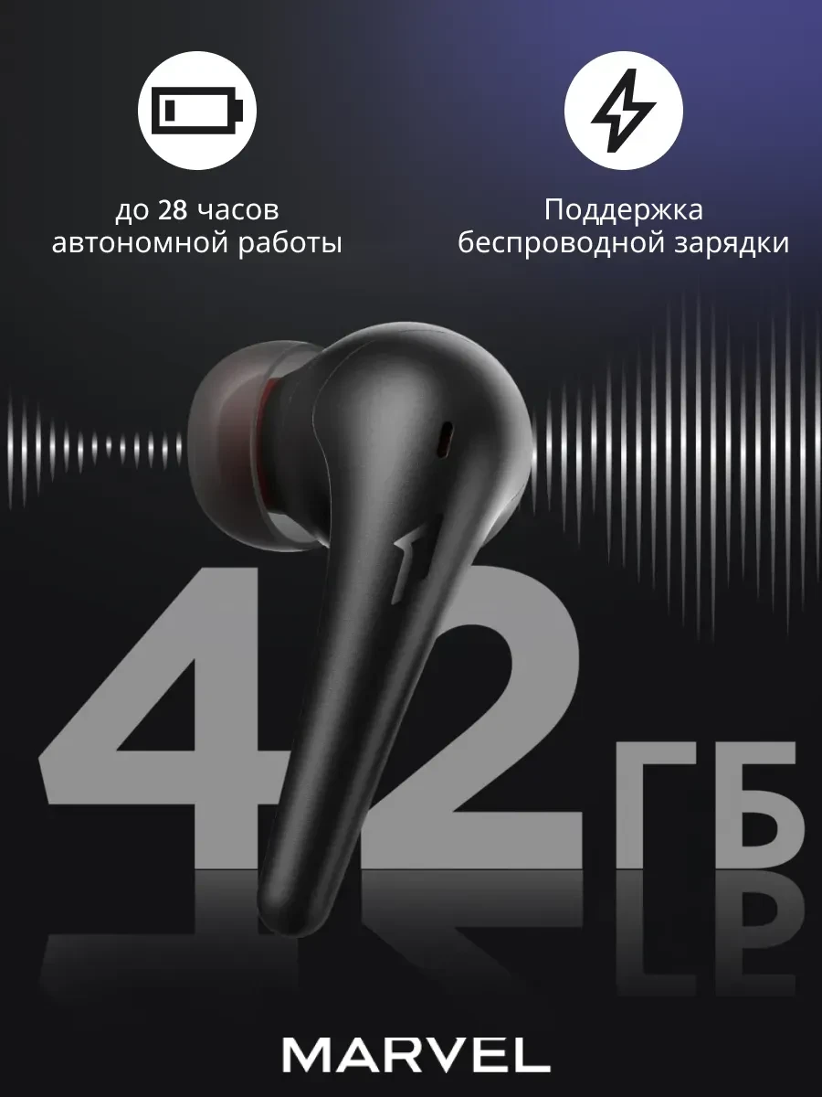 Наушники 1MORE AERO ES903, Bluetooth 5.2, ANC — 2