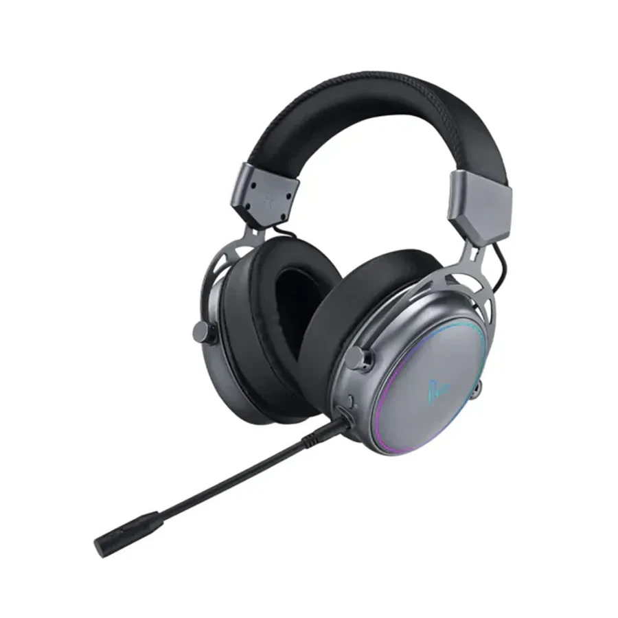Наушники Rapoo VH800, Bluetooth 5.2, RGB, серый