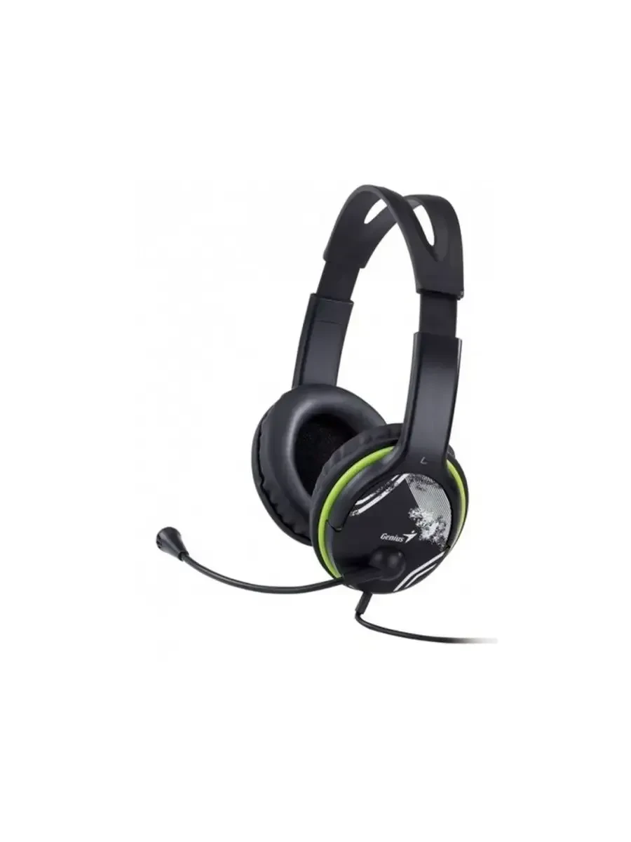 Гарнитура Genius HS-400A, дуговое крепление, 3.5 MiniJack — 2