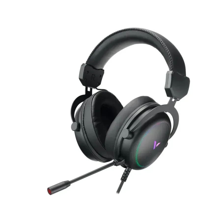 Garnitura Rapoo VH300S, Игровая, USB, RGB LED, чёрный