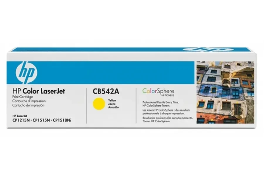 Картридж HP Color LaserJet CP1215 желтый