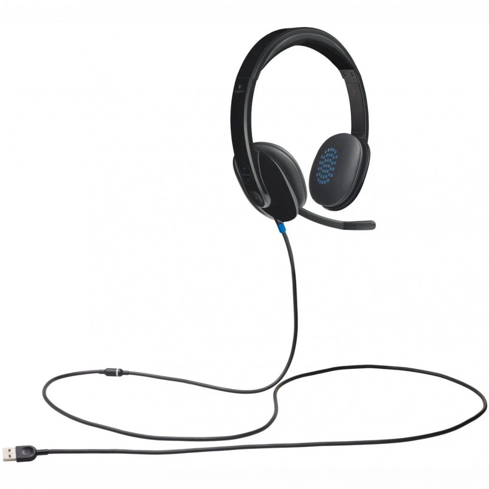 Гарнитура Logitech H540, USB, наушники с микрофоном — 3