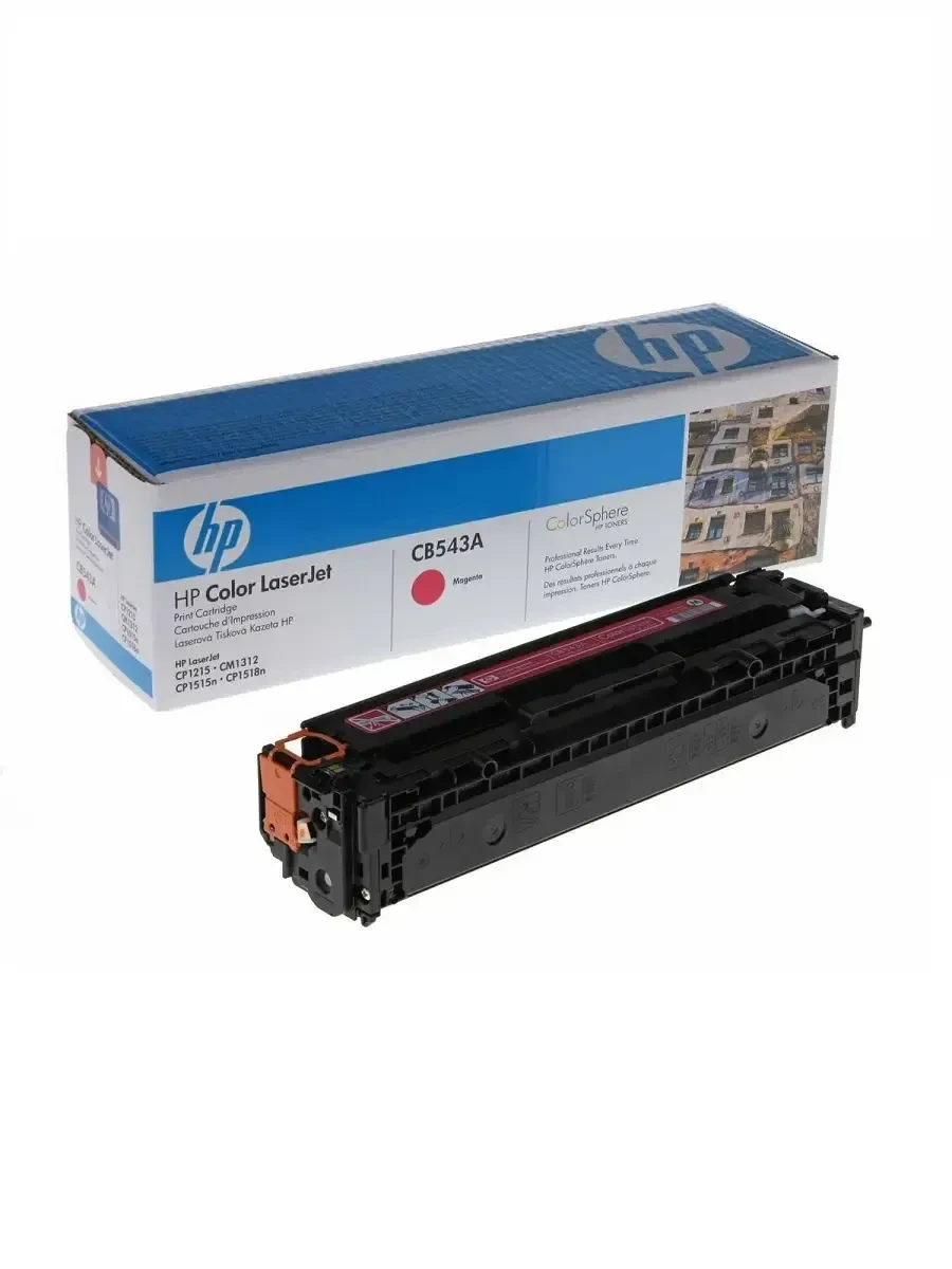Картридж HP Color LaserJet CP1215 красный