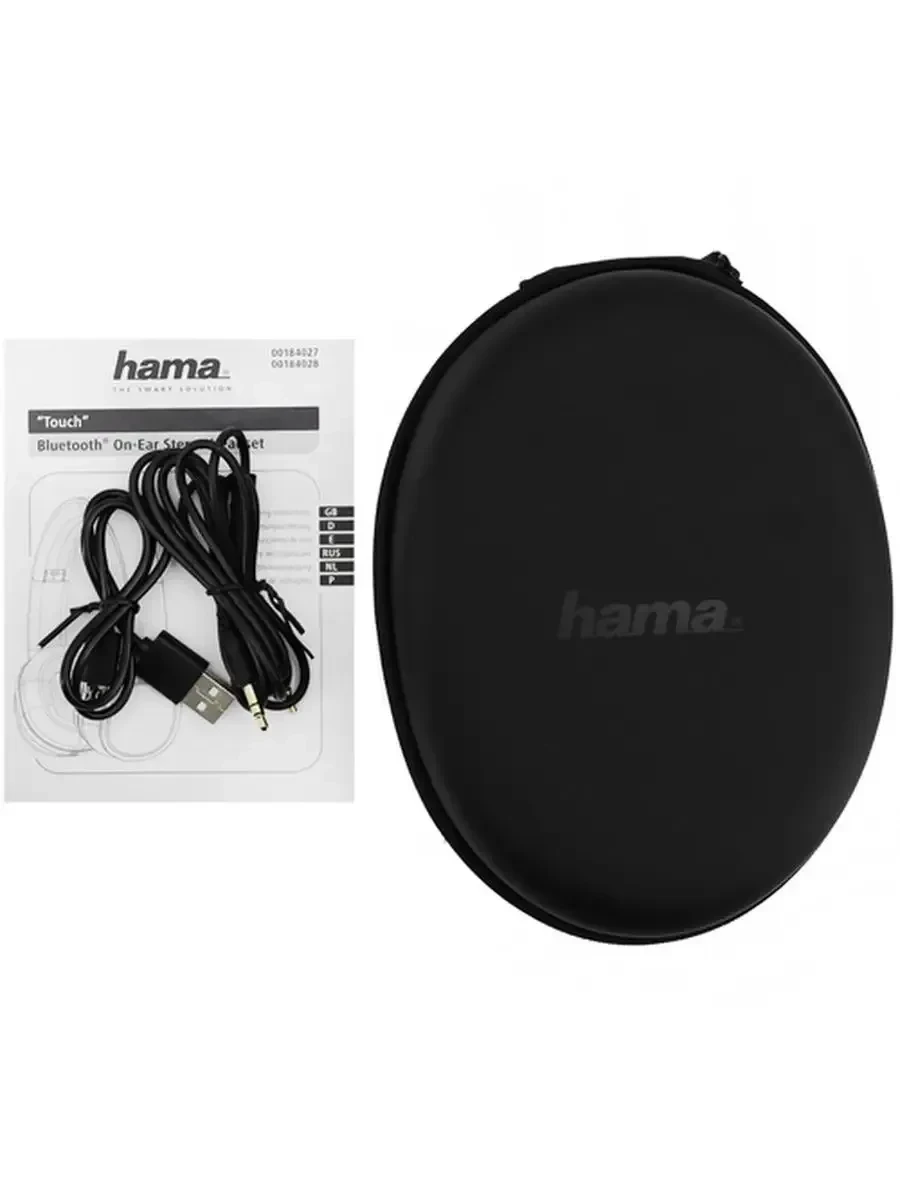 Наушники Hama Touch, BT 4.1, черные — 5