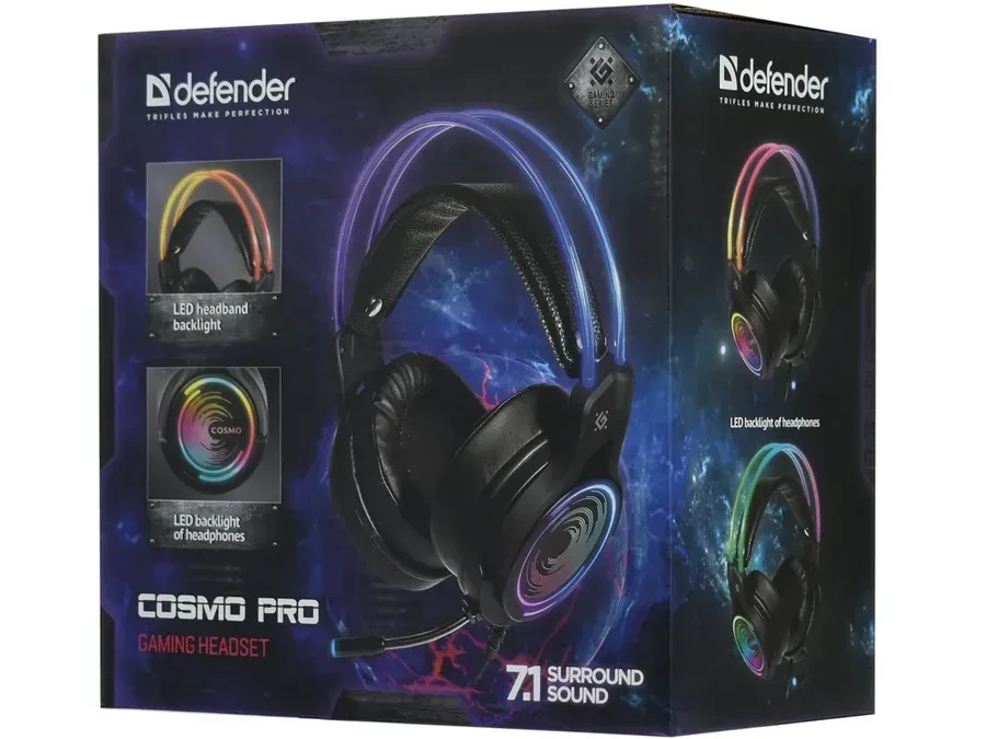 Наушники Defender Cosmo, 119dB, серые — 3