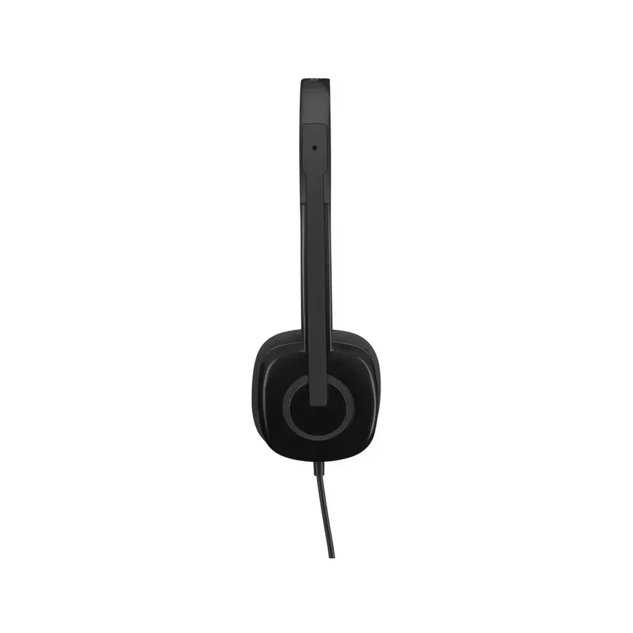 Гарнитура Logitech H151, 3,5мм, чёрная, проводная