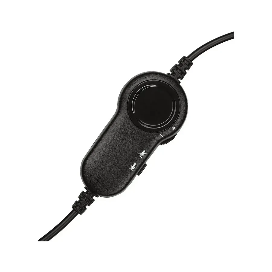 Гарнитура Logitech H151, 3,5мм, чёрная, проводная — 3