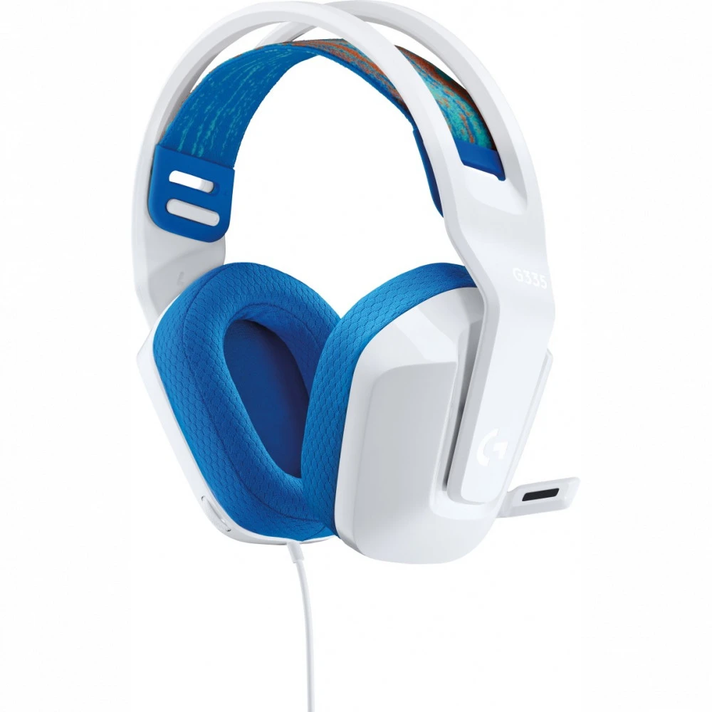 Игровая гарнитура Logitech G335, белая, 3,5мм