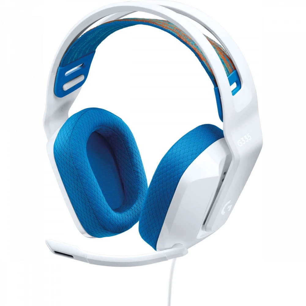 Игровая гарнитура Logitech G335, белая, 3,5мм — 3