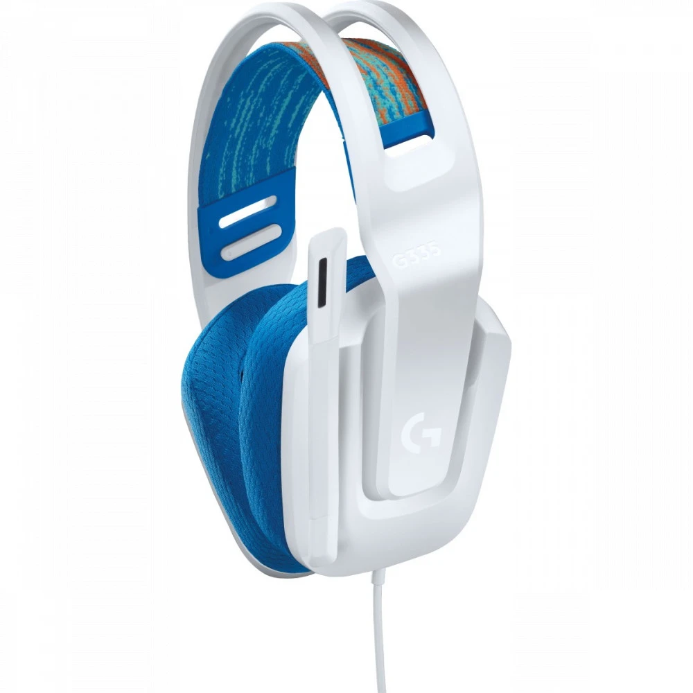 Игровая гарнитура Logitech G335, белая, 3,5мм — 5
