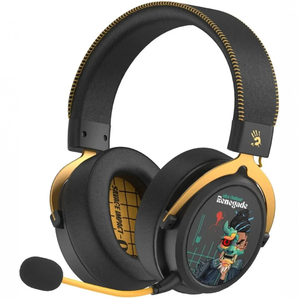 Беспроводные игровые naushniki Bloody MR595 Renegade Black — 2