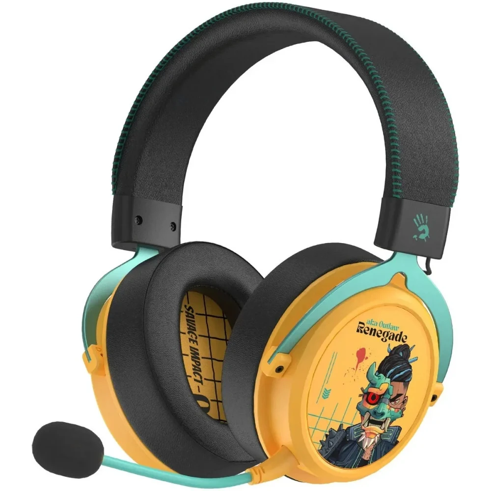 Беспроводные игровые naushniki Bloody MR595 Renegade Yellow