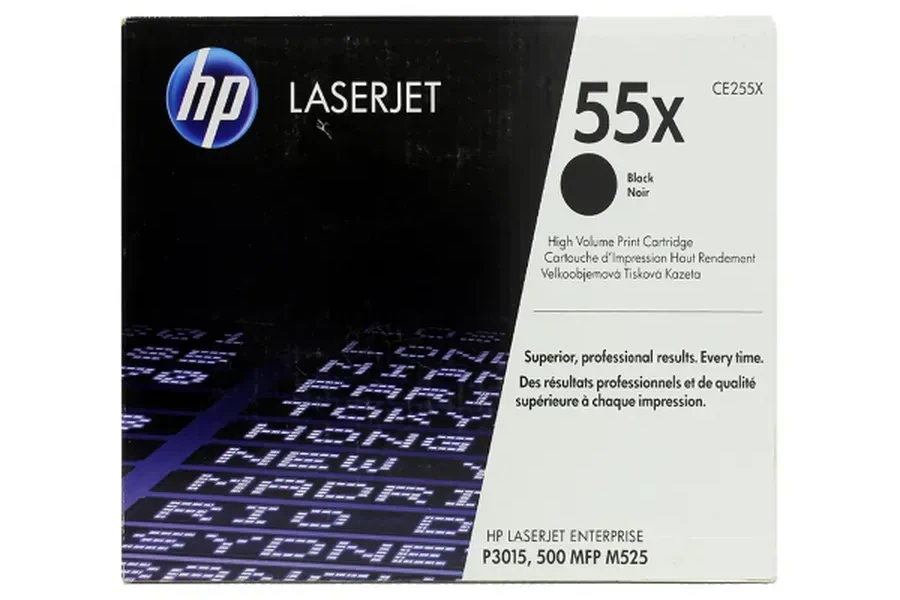 Картридж лазерный HP CE255X, черный, 12500 стр.