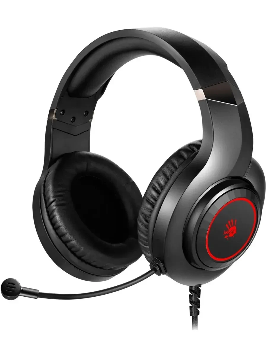 Игровые наушники Bloody G220S, USB, микрофон, 100dB