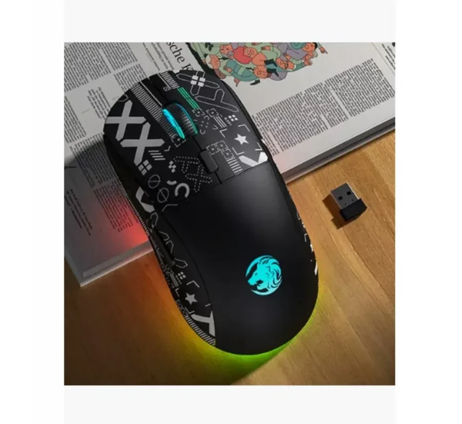 Игровые наушники Bloody G300, черно-красные, с микрофоном