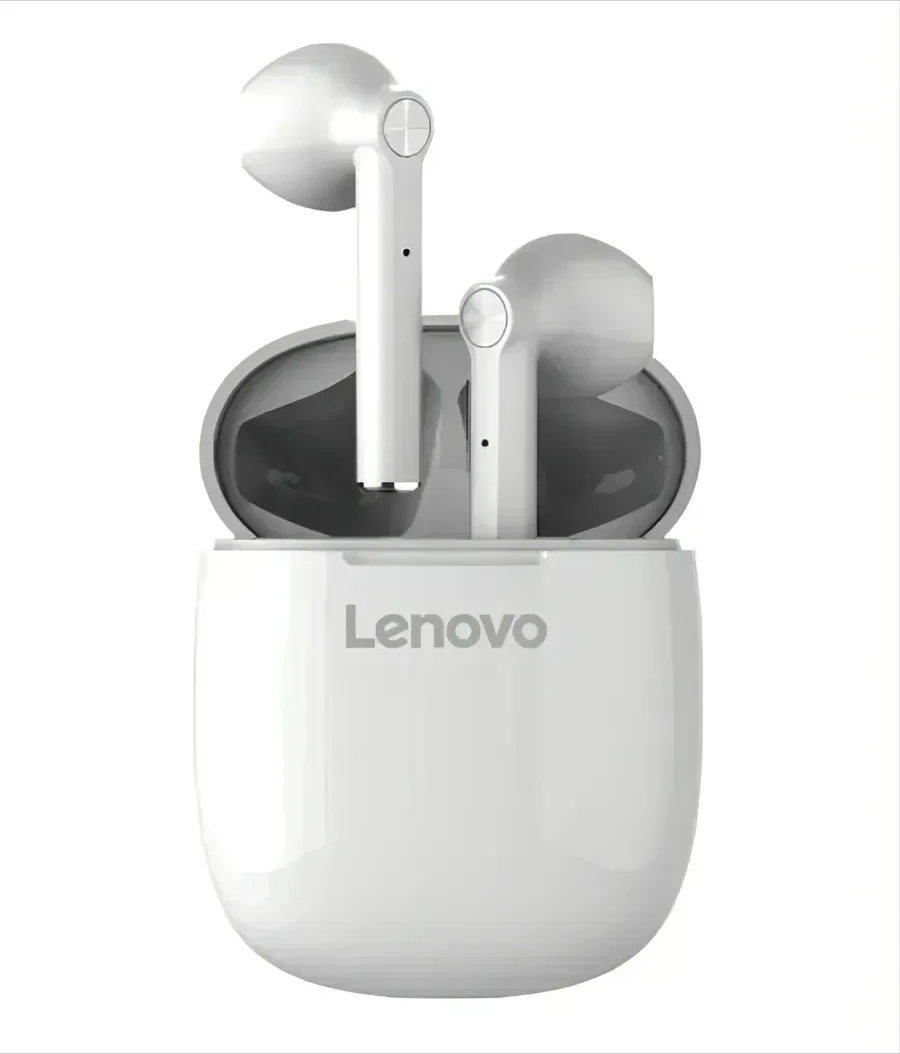 Наушники TWS Lenovo HT30, белые, Bluetooth 5.0, IPX5