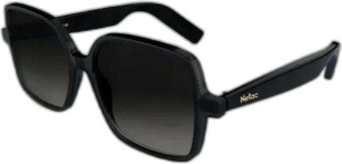 Умные очки Netac LK-EW07, Bluetooth, IP64, ANC, чёрные