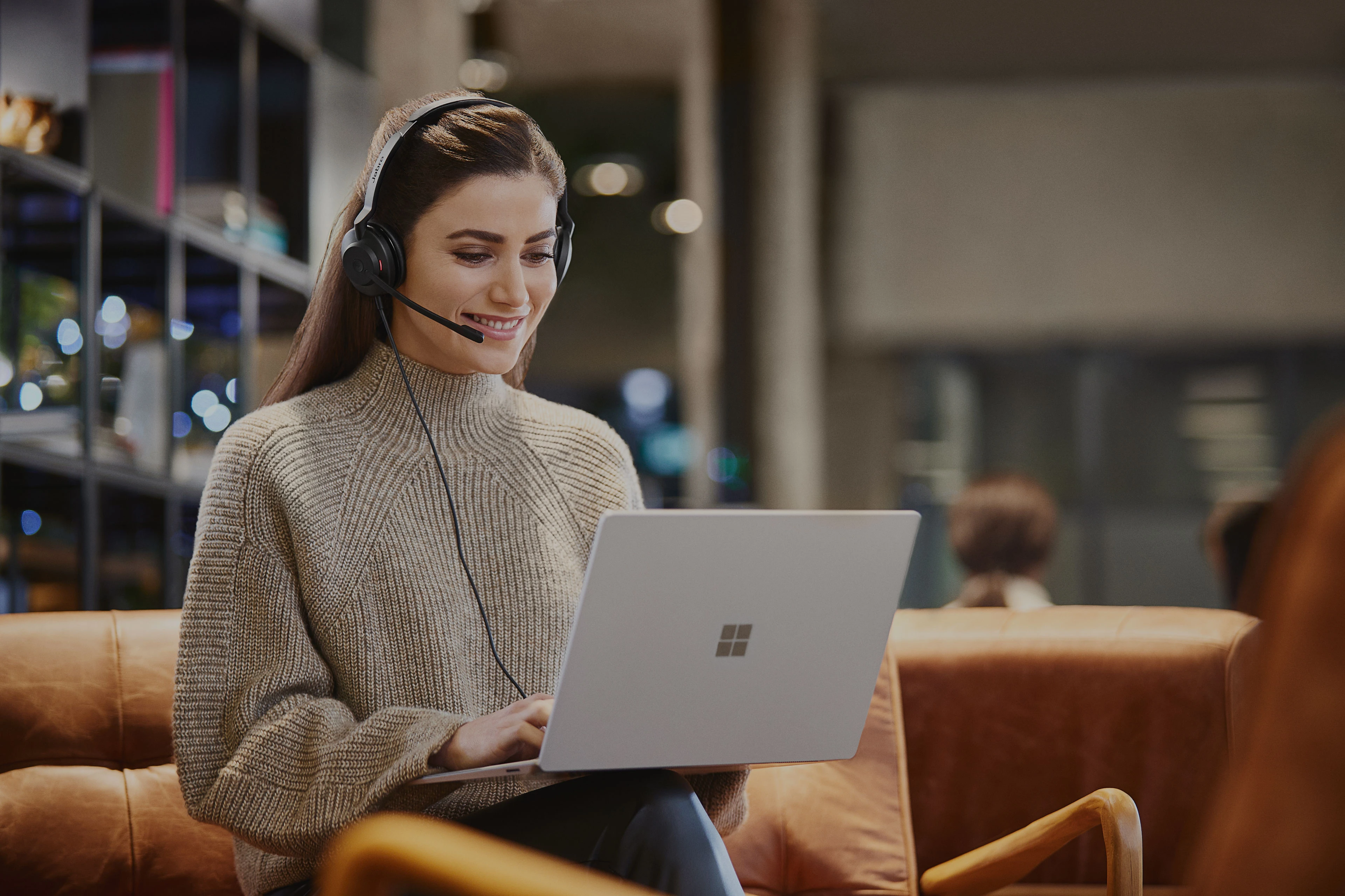 Гарнитура Jabra Evolve2 30 SE, проводная, USB-A, чёрная — 2
