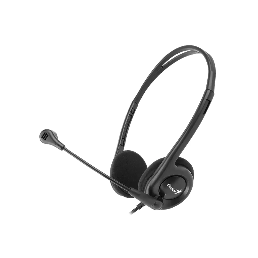 Гарнитура Genius HS-200C, проводная, 3.5мм, чёрная — 3