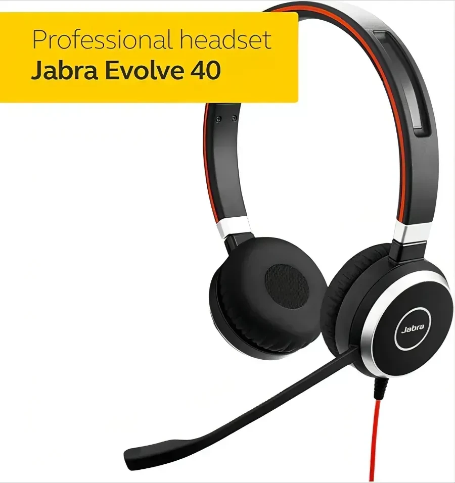 Наушники JABRA EVOLVE 40 UC, шумоподавление — 3