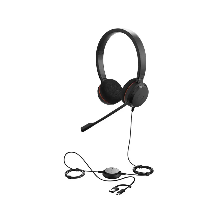 Гарнитура Jabra EVOLVE 20 Stereo USB-C шумоподавление