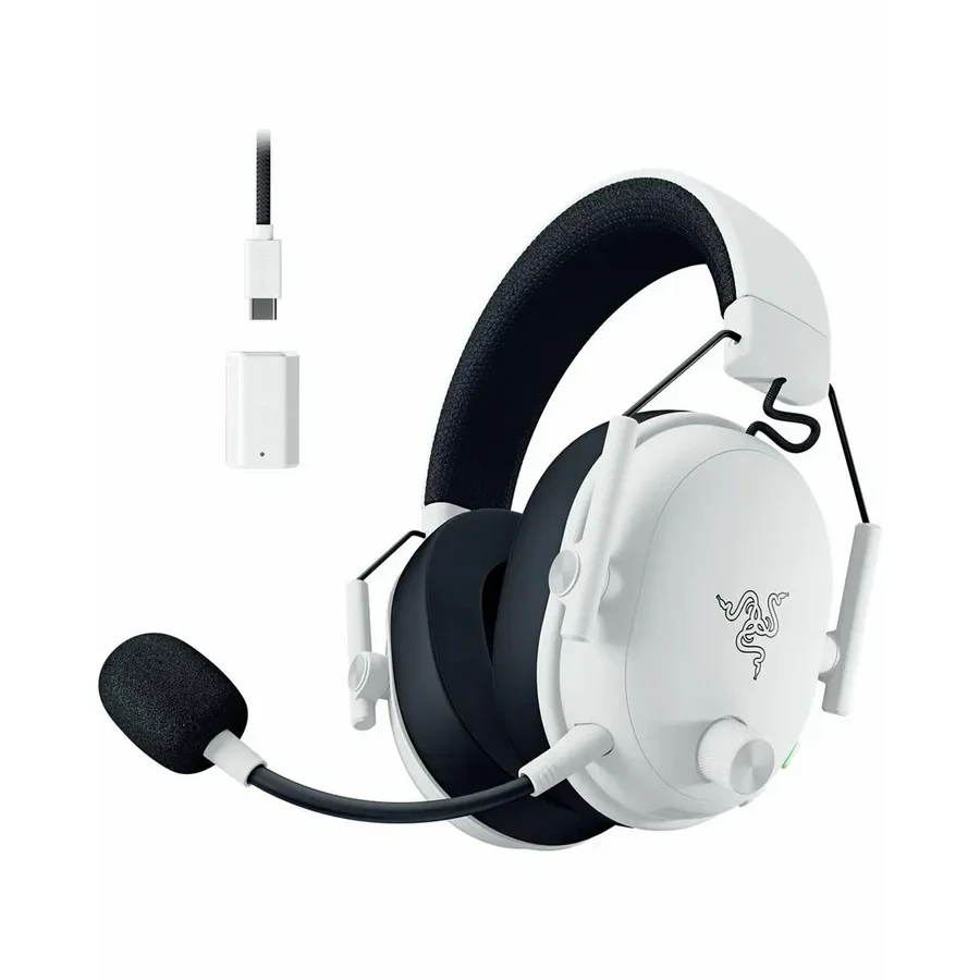 Гарнитура Razer BlackShark V3, 50 мм, беспроводная, белая