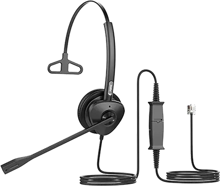 Гарнитура Fanvil HT302-U, проводная, USB-A, двухсторонняя, два микрофона с шумоподавлением ENC