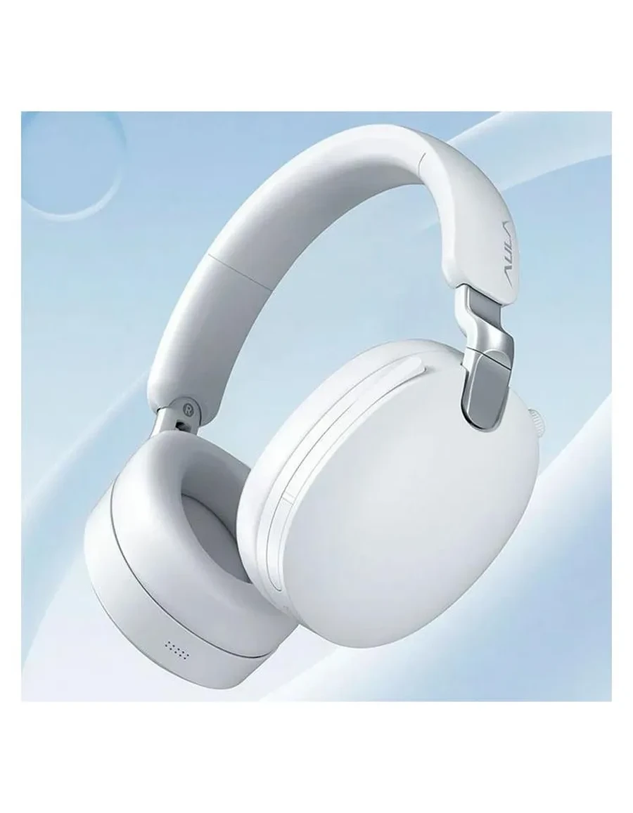 Наушники с микрофоном AULA A500 White, ANC,1000mAh, BT5.4, Type-C — 3