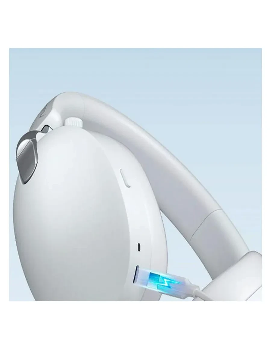 Наушники с микрофоном AULA A500 White, ANC,1000mAh, BT5.4, Type-C — 5