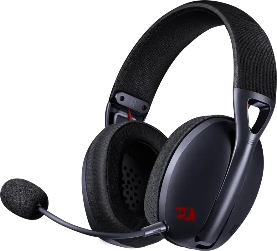 Наушники-гарнитура игровые беспроводные Redragon Ire Pro белый+синий